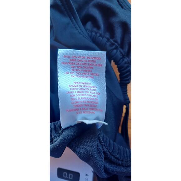 Exhilaration Black String Bikini Bottoms Adjustable straps Women's Small - Picture 8 of 8